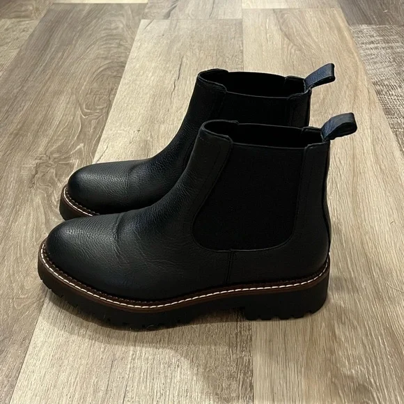 Caslon Miller Chelsea Boots Black Pull On Size 6.5 - Picture 7 of 11